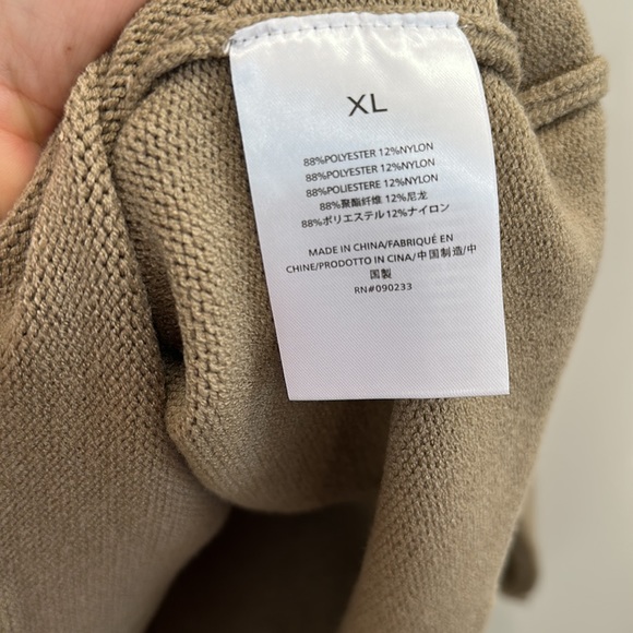 NWT Fear of God Essentials Knit Hoodie 'Oak' - Picture 6 of 8